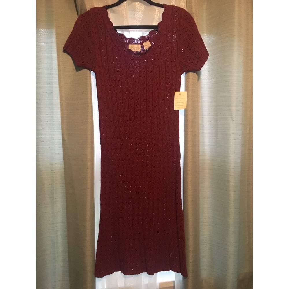 “Fall Back” Fitted Sweater Dress